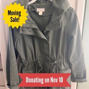 LOFT Drawstring Utility Jacket